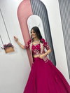 Pc 566 Chinon Embroidery Work Indo Western Collections